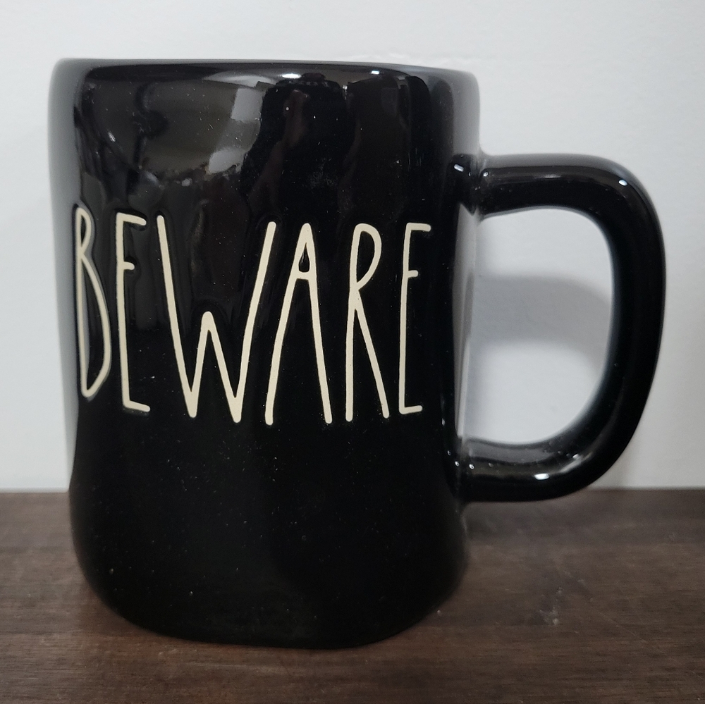 Rae Dunn 'Beware' Halloween Mug